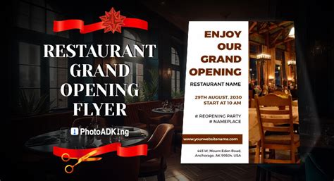 Grand Opening Alert New location for Restaurant  .